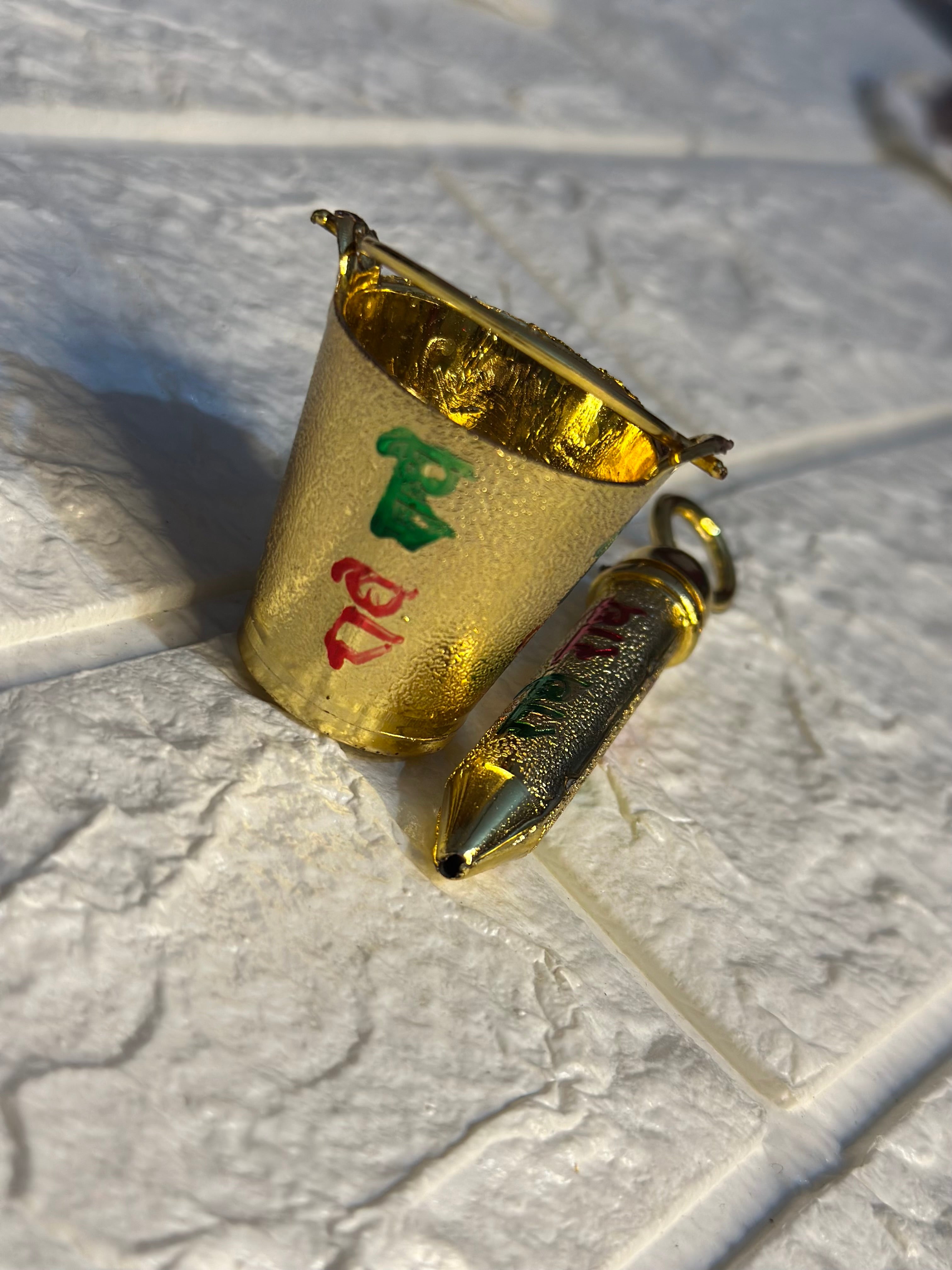 Holi Special Combo for Laddoo Gopal – Kurta Pyjama Set + Pagdi + Radha Naam Pichkari