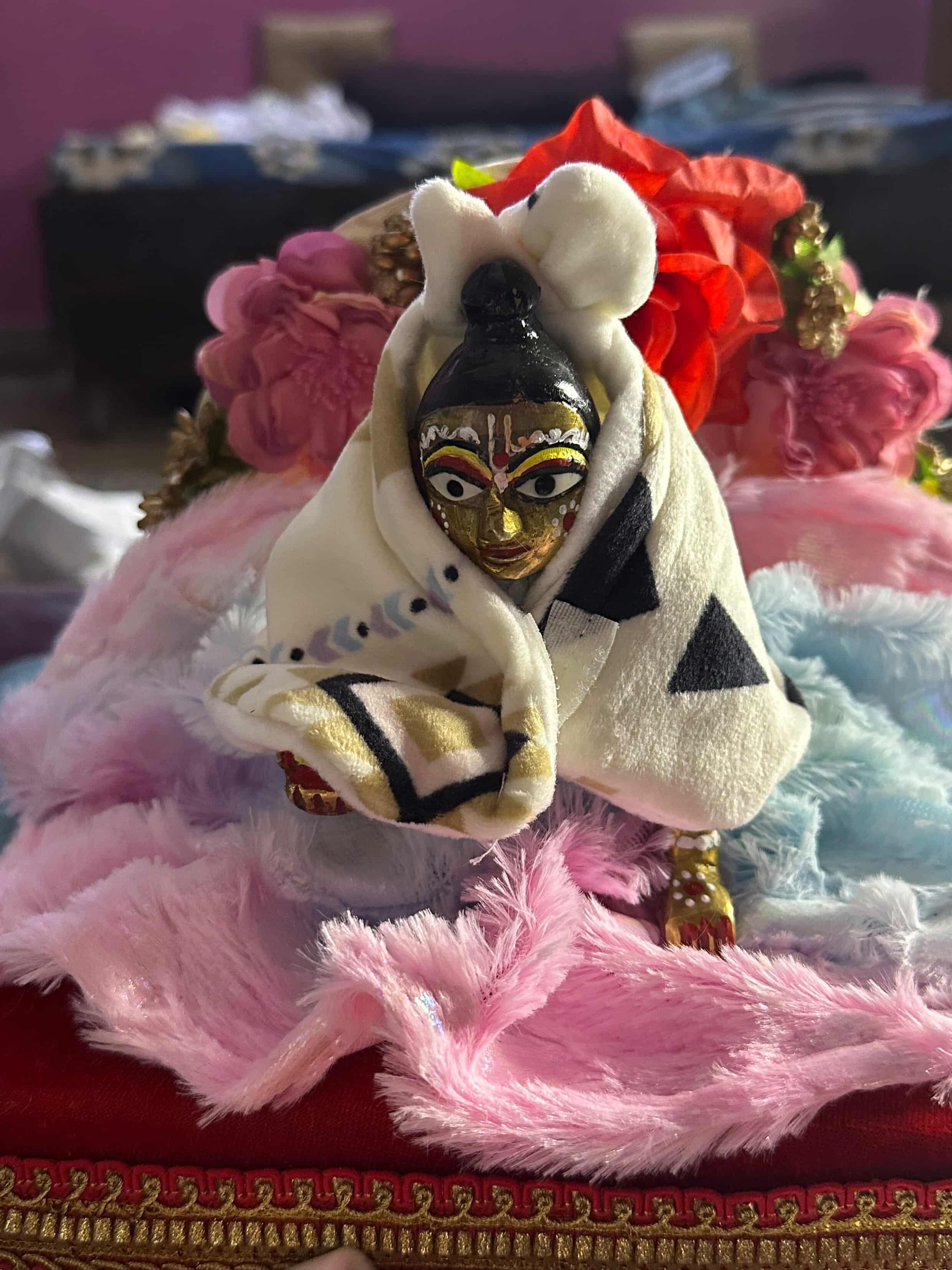 WINTER BUNNY PONCHU (RANDOM COLOUR)